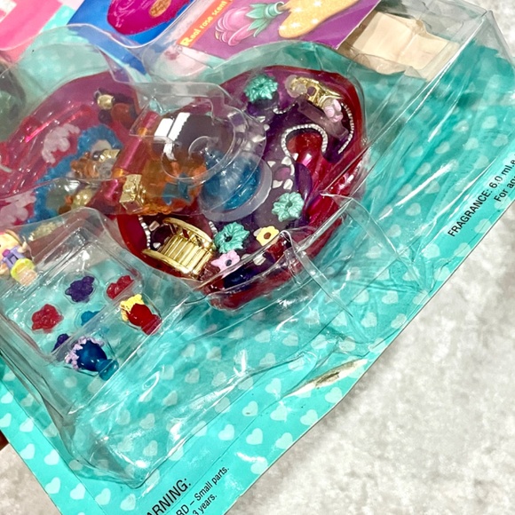 Vintage Bluebird Polly Pocket Sweet Roses BRAND NEW IN BOX 1996 Sparkle Surprise - Picture 8 of 8